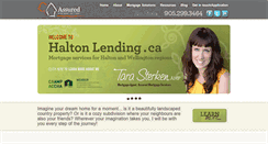 Desktop Screenshot of haltonlending.ca